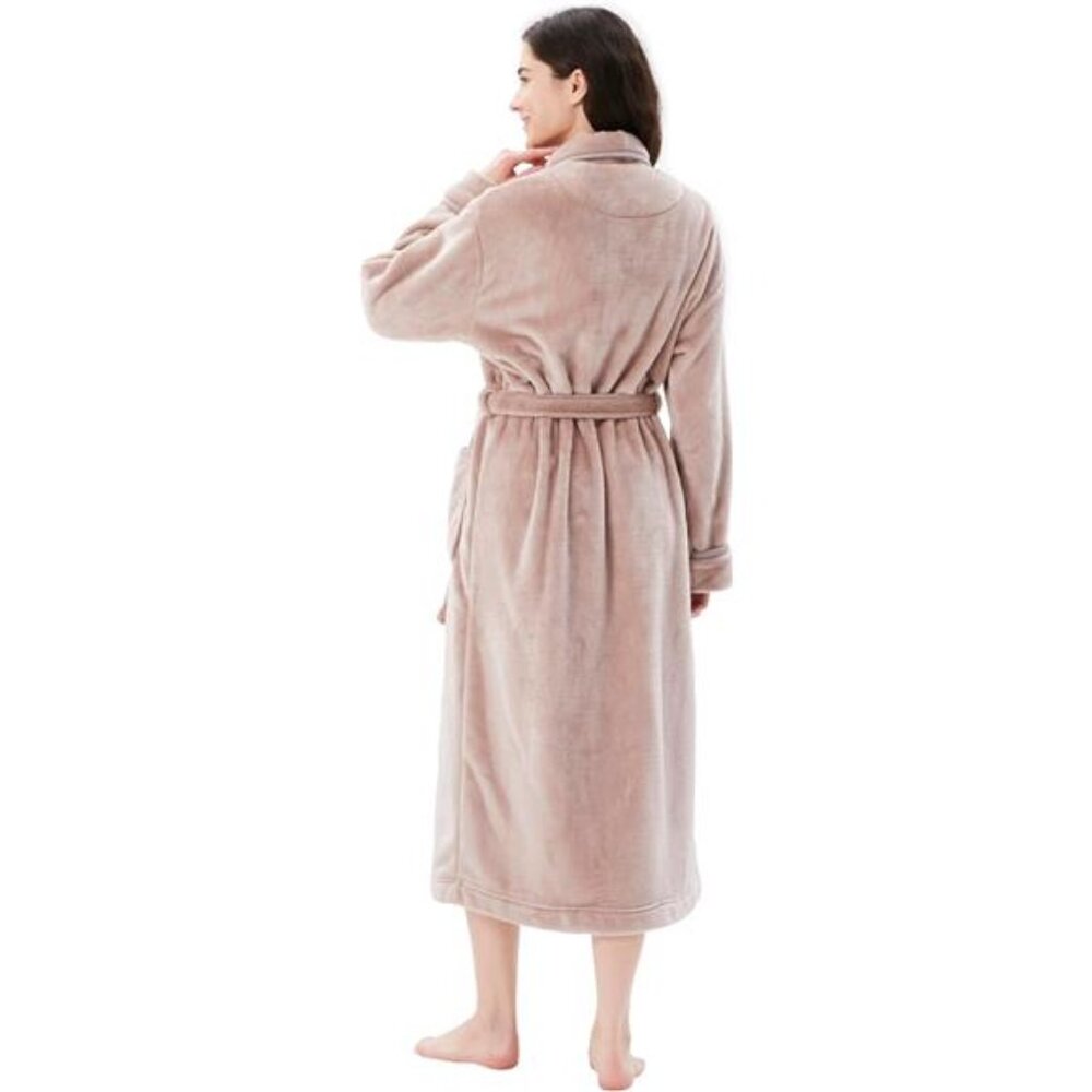 Premium Robe for Women – Plush Soft Robe, Fluffy, Warm, Long Fleece - Picture 3 of 6